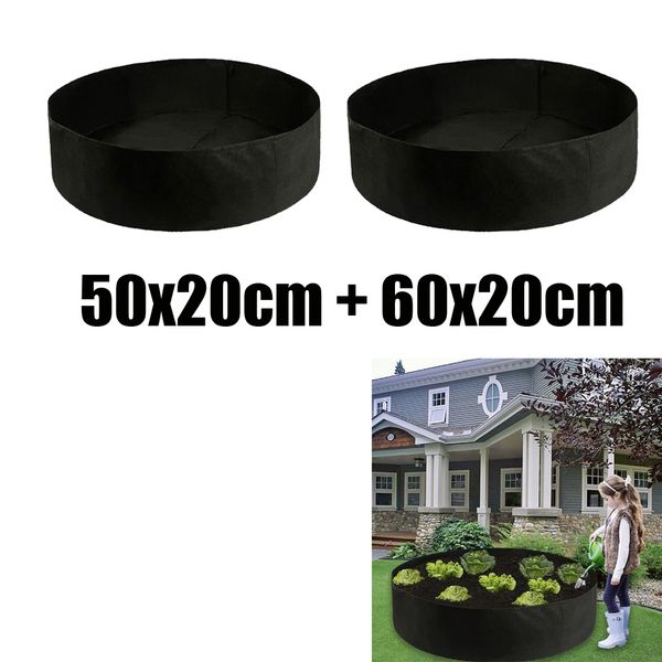 

50 60см аэрация ткань поднял сад кровать плантатор расти мешки для овощей