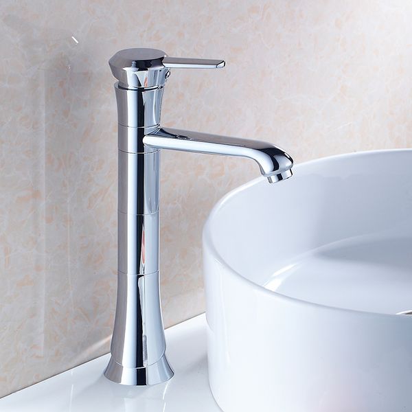 

new arrival higher quality finish single lever brass and cold kitchen faucet with elegant design