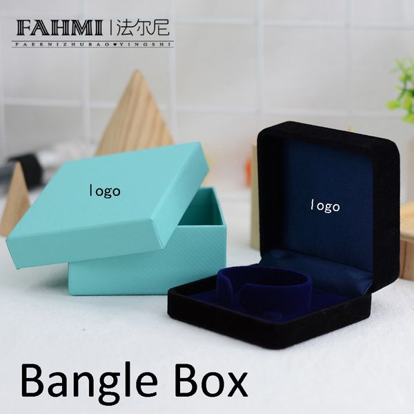 

fahmi charm original classic jewelry beautiful protection box high-grade packaging bangle box manufacturers wholesal, Black;white