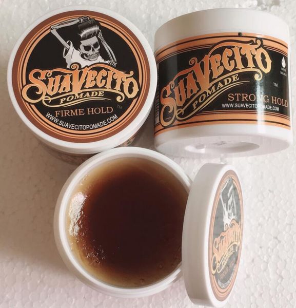 

suavecito помада сильный стиль восстановление древних путей волос воск slicked назад масло воск mud лучший череп держите очень сильные позиц