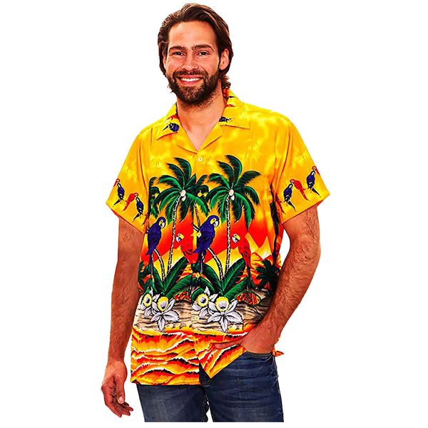 

mens hawaiian shirt stag beach hawaiian print party summer holiday fancy blouse camisa hombre d90613, White;black