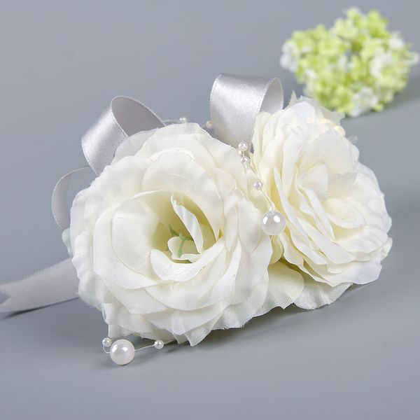 

handmade corsage with special design with pearl make more classic, adorable