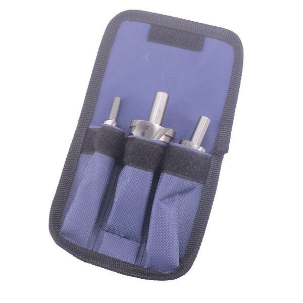 

one set of silver spiral groove pagoda drill bit 4-12 4-20 triangle handle 4-32 reaming drill pagoda step