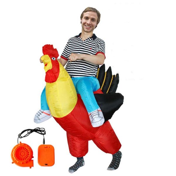 

Purim halloween inflatable chicken ma cot co tume roo ter cock fancy dre hen tag night outfit