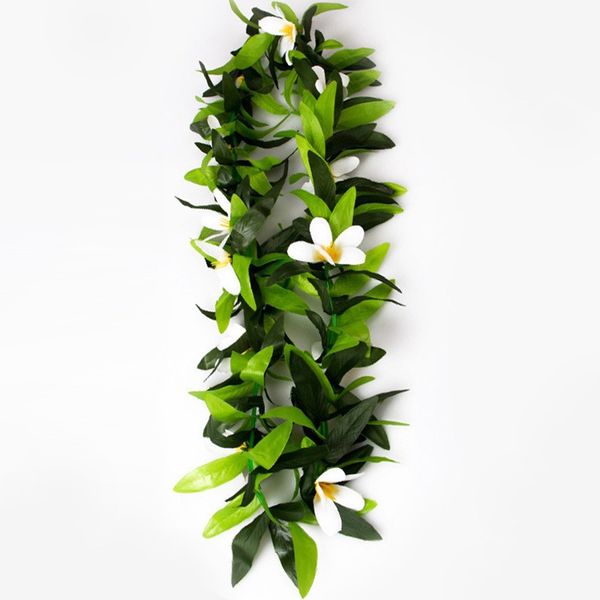 

new luau leis 3 pcs artificial flowers tropical hawaiian lei leaf necklaces for hula costume and beach party other festive party suppl