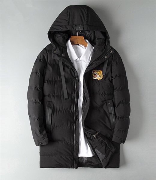 

2019 new mens jacket winter coats designer jacket zipper long-sleeved embroidery warm windbreaker mens clothing plus size m-3xl, Black;brown