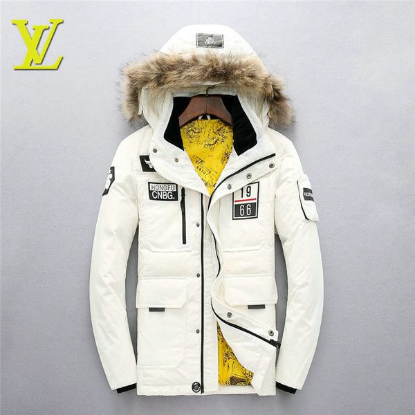 

vl мужской роскоши вниз качества жакета моды высокого саллинг пуховика новых удобная открытая куртки вниз случайные дикие свободные зимние к, Black