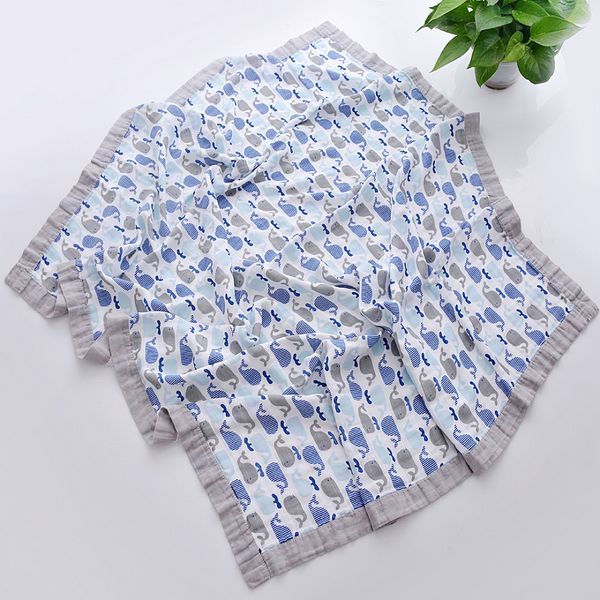 

four layers 70% bamboo 30% cotton muslin baby blanket swaddle wrap for newborn blankets swaddling bedding bath towel