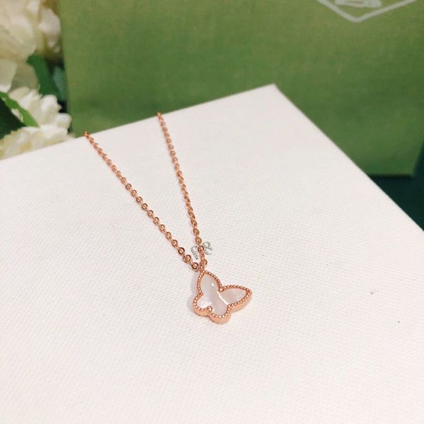 

women's gorgeous luxury 925 sterling silver pendant necklace, high-end hand-set natural shell 18k gold plated body jewelry, chain lengt
