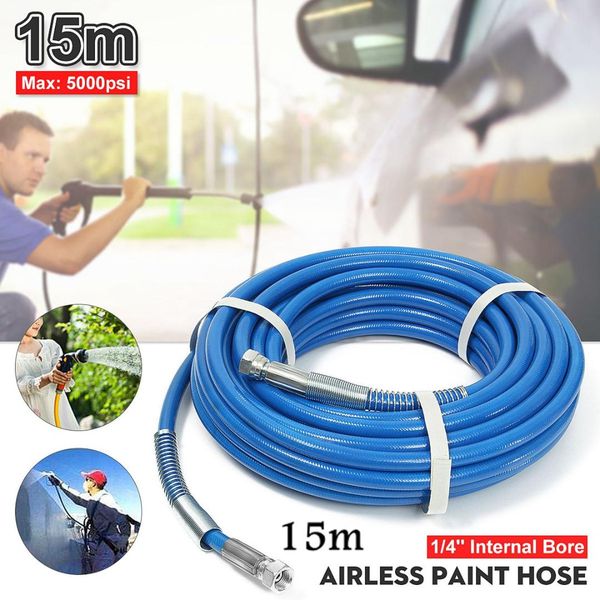 

1/4 inch 5000psi airless spray hose 15m length airless sprayer fiber tube