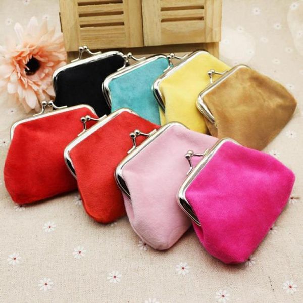 

womens corduroy small wallet holder coin purse clutch handbag bag mini pouch corduroy hasp solid ing, Red;black