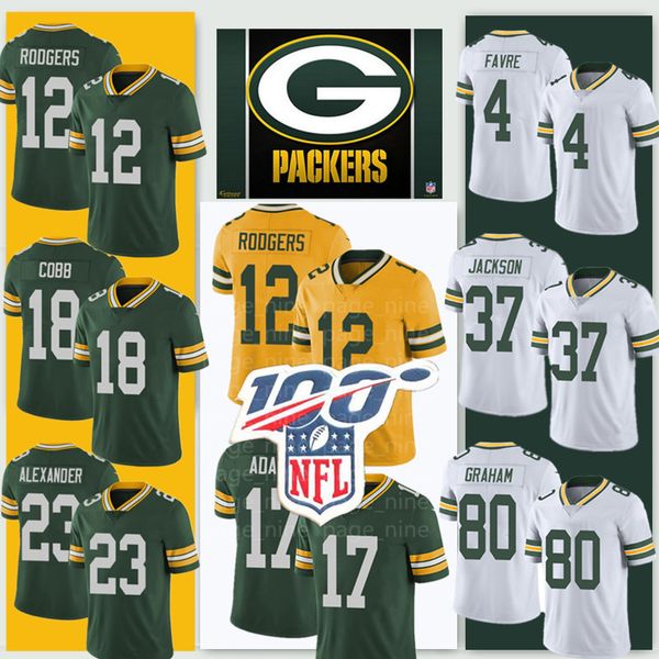

Men green bay packer jer ey 12 aaron rodger 17 davante adam 23 alexander 18 cobb 52 clay matthew jack on 80 graham favre jer ey