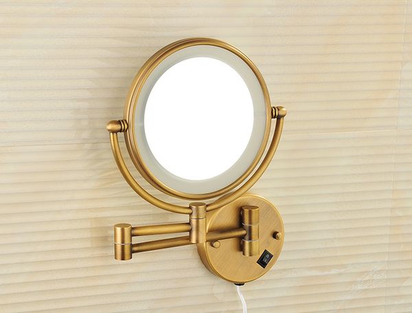 Bathroom Mirror 8 Inch Led Lighted Makeup Magnify 3x 5x 8 Inch Led Lighted Makeup Magnify