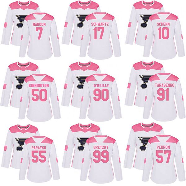 pink blues jersey