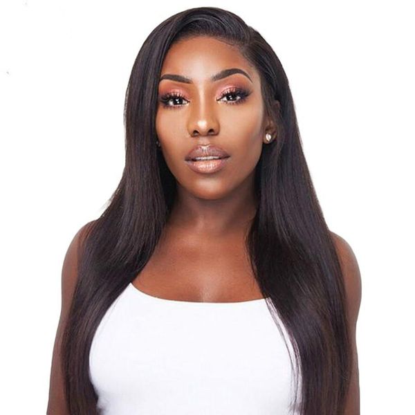 

360 lace frontal wig lace front human hair wigs for black women pre plucked hairlinne brazilian straight remy hair