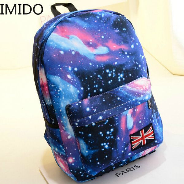 

imido new retro star backpack for boys and girls couples fashion student woman bags fashion casual travel