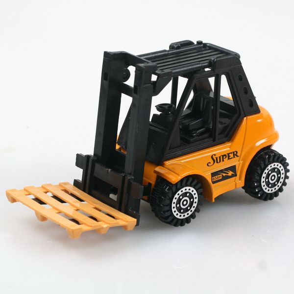 

children 1:64 sliding alloy engineering forklift forklift bulldozer model toy set boy children educational toys