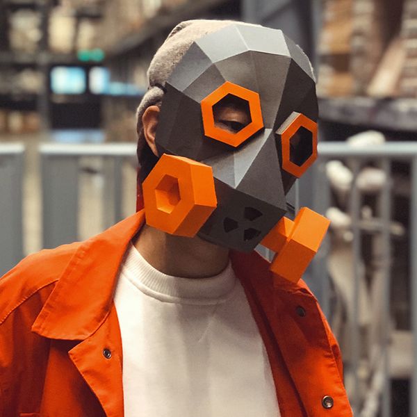 

стимпанк противогаз вибрационный промышленный ветер фотографии реквизит бумаги ручной работы оригинальный дизайн бар партии маски баута маск