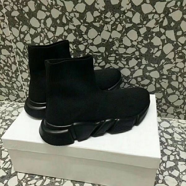 

Дизайнер высокий носок обувь мужчины женщины кроссовки повседневные туфли высок