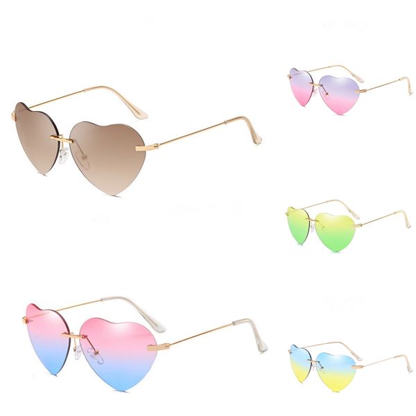 

sale new 2020 women heart-shaped sunglasee rise antireflection brand heart-shaped sunglasee fashion oculos butterfly retro uv400, White;black