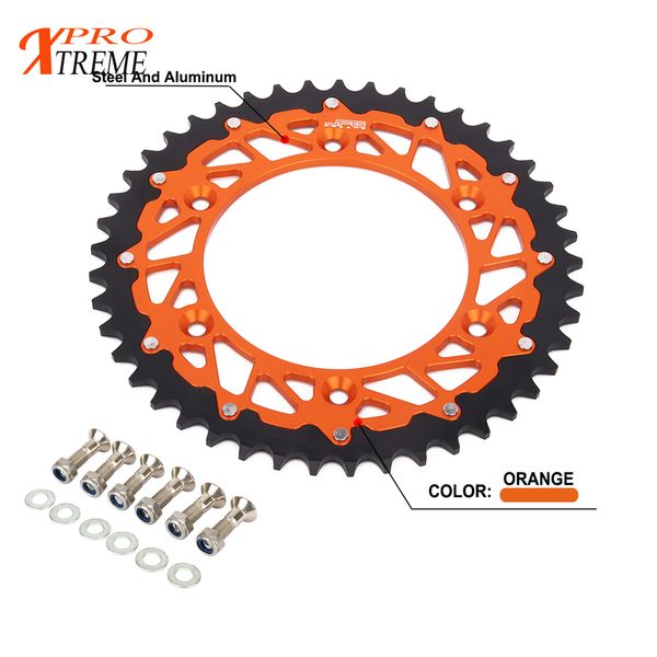 

42 44 45 46 47 48 49 50 51 52 rear chain sprocket for exc sx xc-w mxc sxs sx-f exc-f xc-f xcf-w xc-w smr dirt pit bike 2018