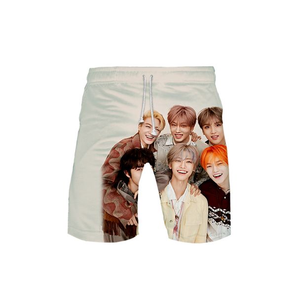 

nct dream 2019 new beach shorts men casual fashion streetwear shorts kpops summer sports, White;black