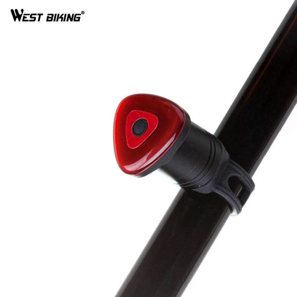 

west biking bike bicycle light mtb smart auto brake sensing taillight led cycling bike bicycle rear light cycling accessories
