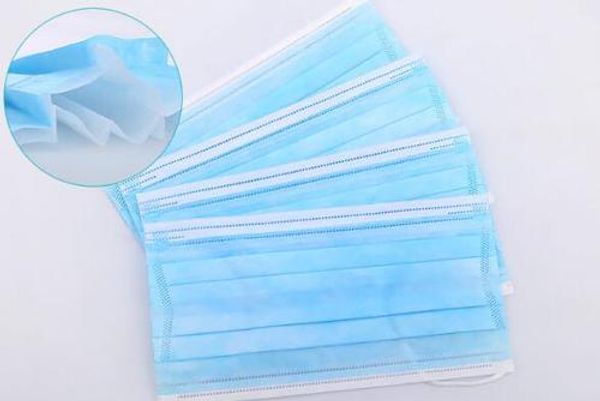 

Disposable Masks 3 Layers Dustproof Face Mask Facial Protective Cover Masks Set Anti-Dust Mask free shipping