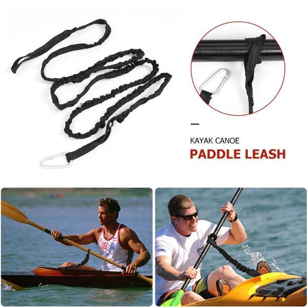 

elastic kayak canoe paddle leash surfboard surfing rope safety rowing boats fishing rod lanyard bolt rope drifting accessories