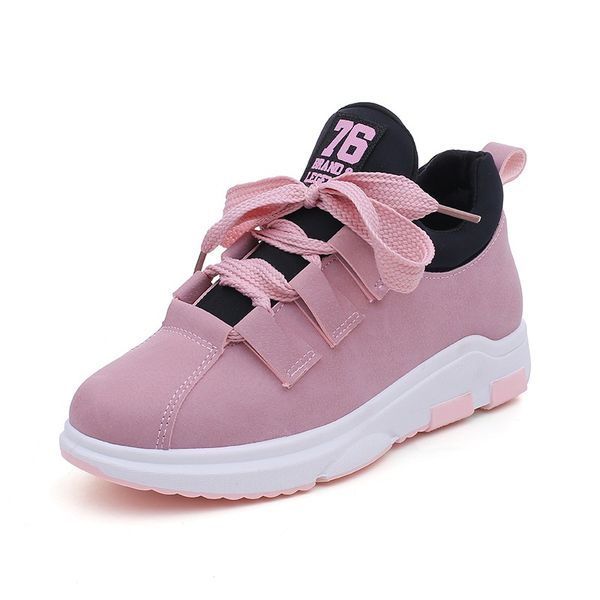 

women's shoes with platform pink sneakers woman lace up thick sneakers new ladies black trainers zapatilla mujer casual flat platform s