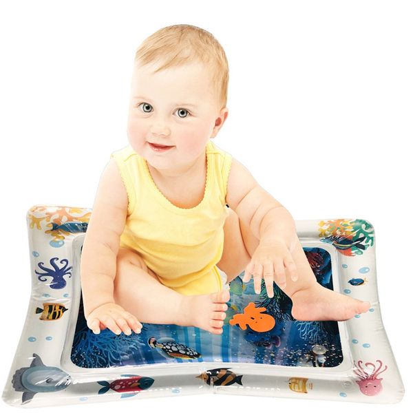 

bÃ©bÃ© enfants de l'eau tapis de jeu gonflable Ã©paissir pvc inflatable baby water mat fun activity play center for children 25