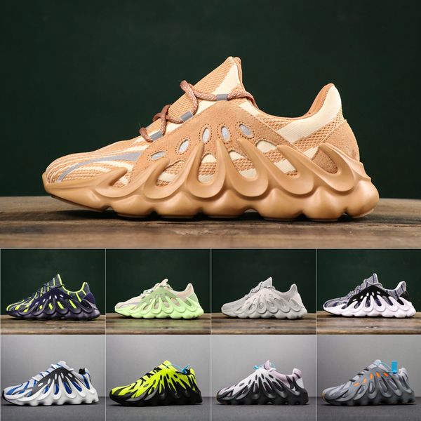 

new arrivals mens west 451 kanye 3m volcano wave runner designer shoes women's sports sneakers fluorescent running shoes 36-45