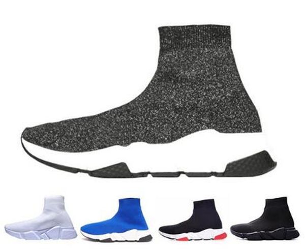 

designer casual speed sneakers for men women trainer fashion socks shoes gray triple black white red blue flat mens outdoor trainers