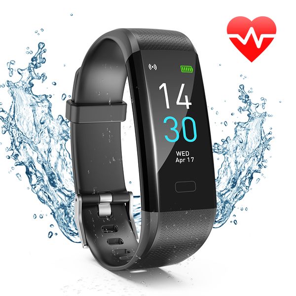 

Smart Watch Bluetooth Applicale for Android IOS Heart Rate Smart Bracelet Fitness Bracelet Blood Watch Color Screen IP68 Waterproof Band