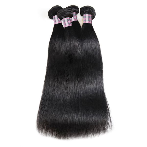 IsHow Deep Brazilian Brazilian Wave Extensões de Cabelo Peruano Pacotes de Cabelo Humano Pacotes de Água Curly Weave Weave para Mulheres Todas as idades Cor Natural 8-28inch