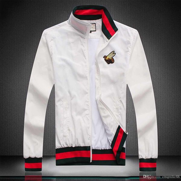 

men's brand hooded jacket new listing solid color hooded jacket men's brand letter fashion sports zipper jacket m-3xl, Black