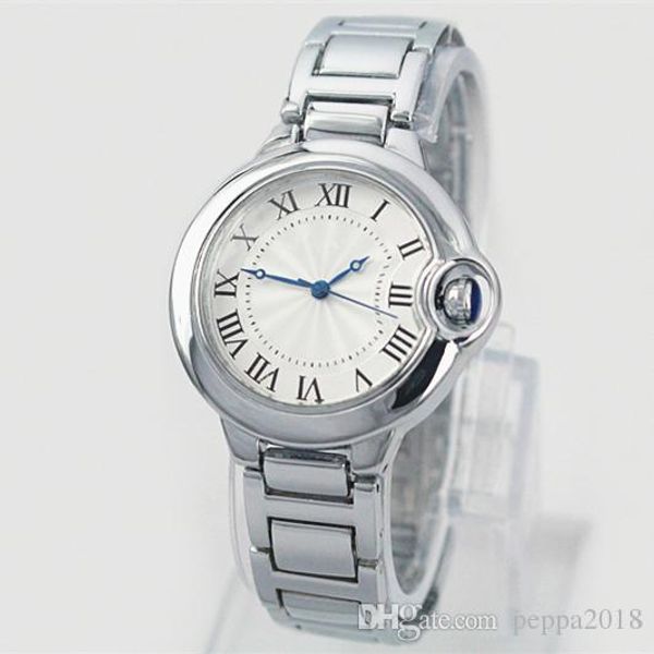 

2020 fashion ladies watches women man watch stainless steel bracelet wristwatches brand female clock lovers watch classical watch, Slivery;brown