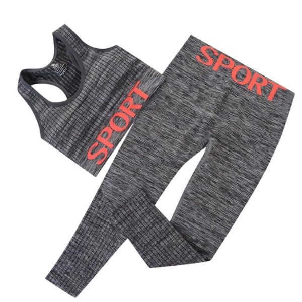 

женщина спортивная одежда йога комплект бесшовный тренажерный зал набор растениеводство топ бюстгальтер pad эластичный высокая талия йога бр