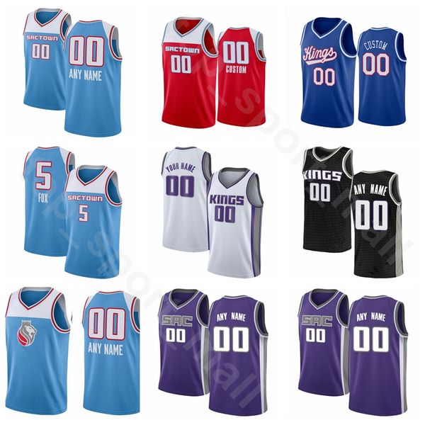 

screen print basketball marvin bagley iii jersey jabari parker cory joseph kent bazemore ferrell giles iii city finished earned edition, Black;red