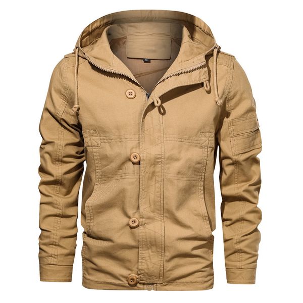

jacket windbreaker coat men all-matchtactical outerwear army breathable jackets 7.29, Black;brown