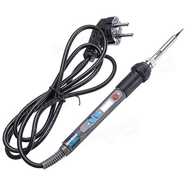 

eu plug px-988 90 вт подсветка жк-цифровой термостат регулируемый бессвинцовый электрический паяльник esd мини-паяльная станция