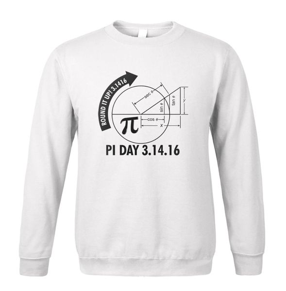 

sweatshirt 2019 spring winter hoody pi day 3.1416 round it up math graph pattern men's sportswear hoodies men moletom k, Black