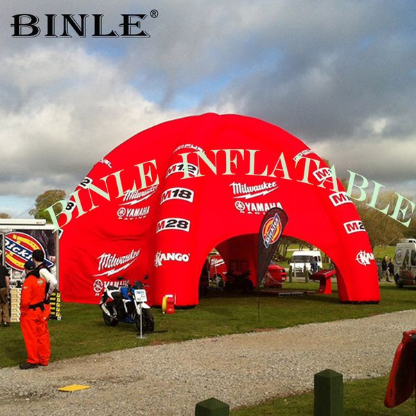 

рекламные полный крытый большой надувной паук шатер случая станция купол форма надувной павильон для гонки деятельности