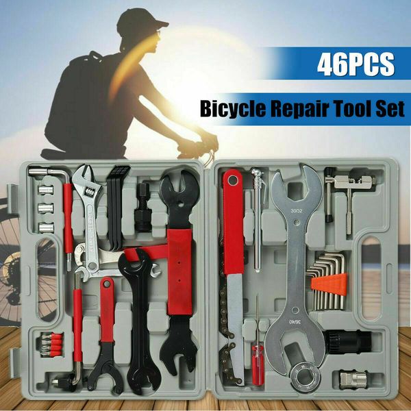 

selling items 46pcs multi-function bicycle bmx bike repair tool kit set home mechanic tools