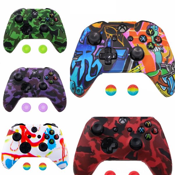 

dgmdf green storm thunder patterned faceplate replacement housing shell front case part for xbox one x & one s controller (model 1708