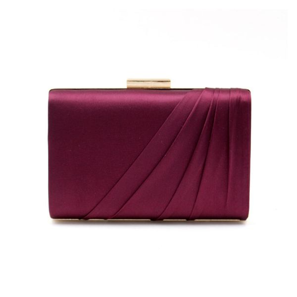 

satin and silk clutches for women mini dinner bag elegant evening bag purple pink small for party flap handbag