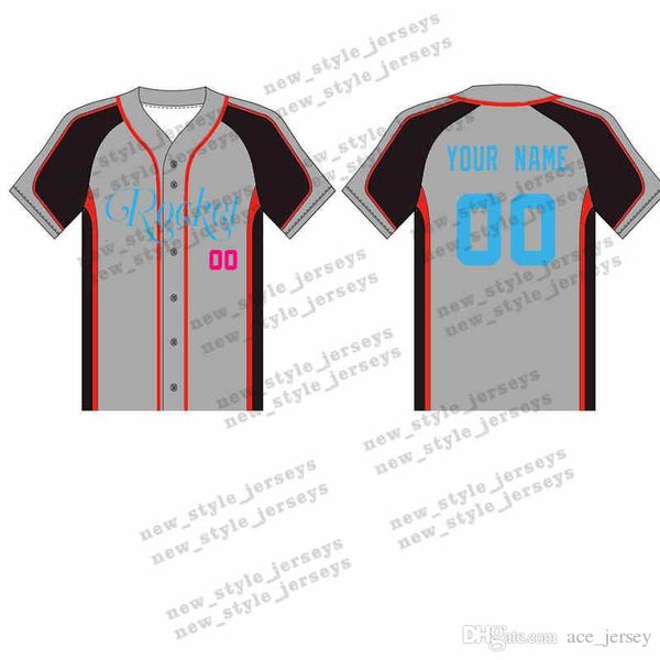 

76MAN Custom Baseball Jerseys Breathable 2019 Men youth Quick Dry Blue white Stitched M-XXXL Green Baseball Jerseys