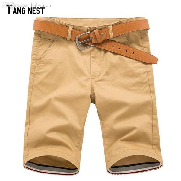 

wholesale-2016 new arrival men summer casual straight fashion solid knee length shorts big size male sports shorts fit summer mkd1149, White;black