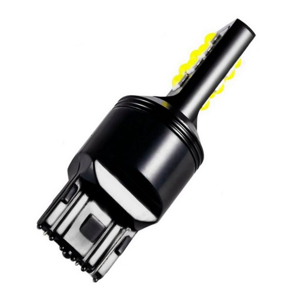 

1pcs t20 7440 w21w wy21w cree chips led car reverse lamp turn signals auto brake bulb drl daytime running light white red yellow