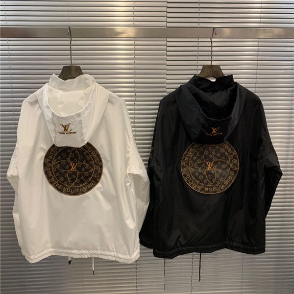 

2020 new luxurious brands design monogram letters embroiderd lightweight jacket men women outdoor streetwear sweatshirt hoodies